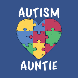 Autism Awareness, Autism Auntie T-Shirt