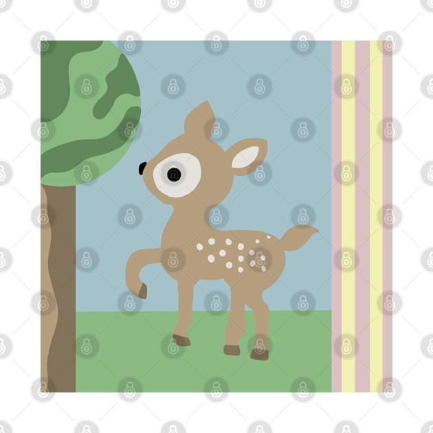 Adorable Baby Deer by Slightly Unhinged