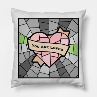 You Are Loved Pride (Agender) Pillow