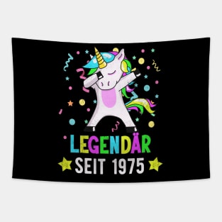 Geburtstag Legendär seit 1975 Einhorn Dab Bday Fun Tapestry