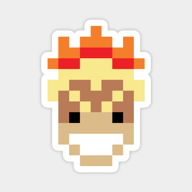 Junkrat 8-bit Magnet by icecat8