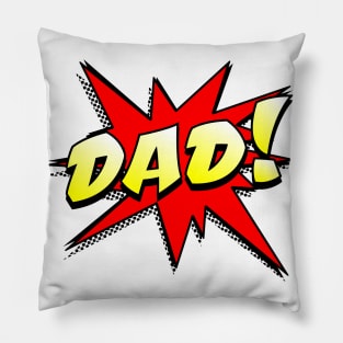 POW! Comic Action DAD! Pillow