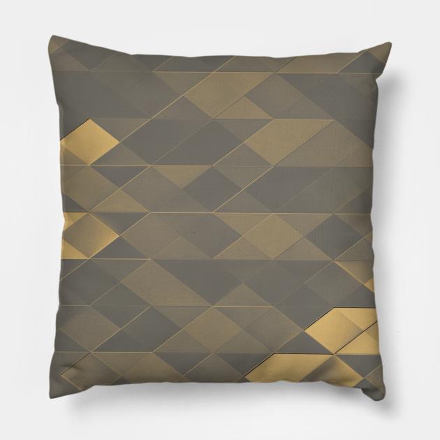 Abstract geometry work Pillow by jen28