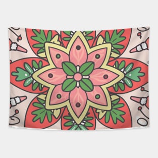 Flower design-pink Tapestry