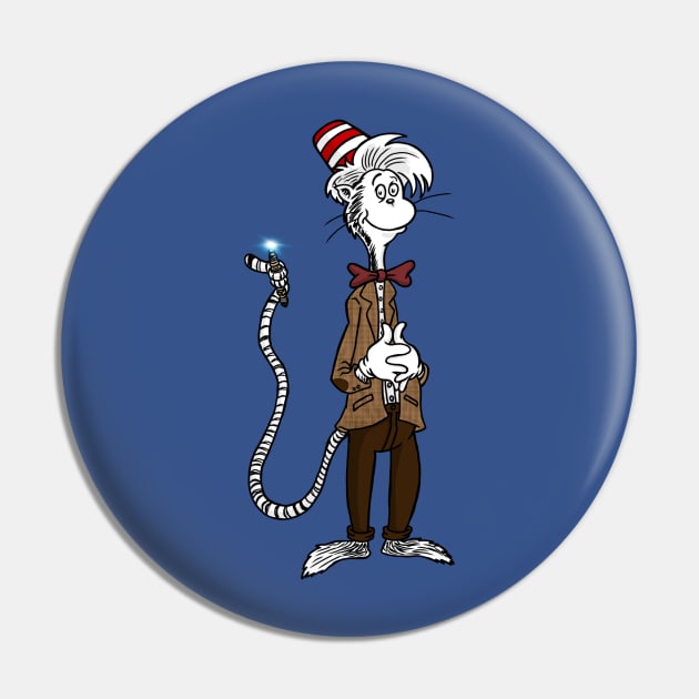 Doctor Who Suess Pin by Oliverbanksart