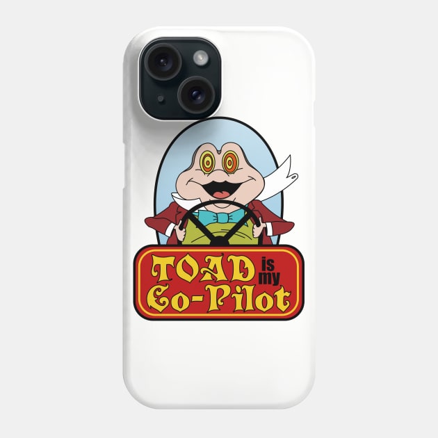 Toad is My Co-Pilot Phone Case by Grafenroda