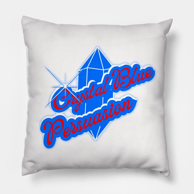 Crystal Blue Persuasion Pillow by Invad3rDiz