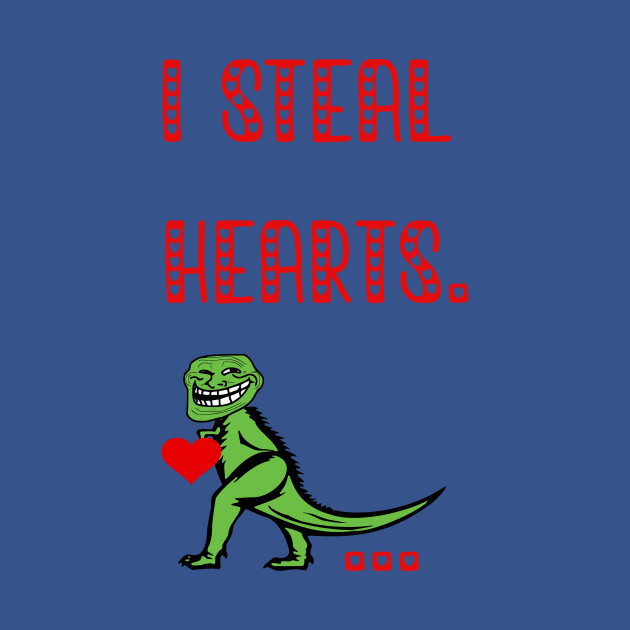 Discover I i Steal Hearts Trex Dino Cute Baby Boy Valentines Day Gift 2021 - I I Steal Hearts Trex Dino Cute Baby - T-Shirt