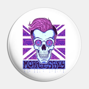 Morrissey skeleton Pin