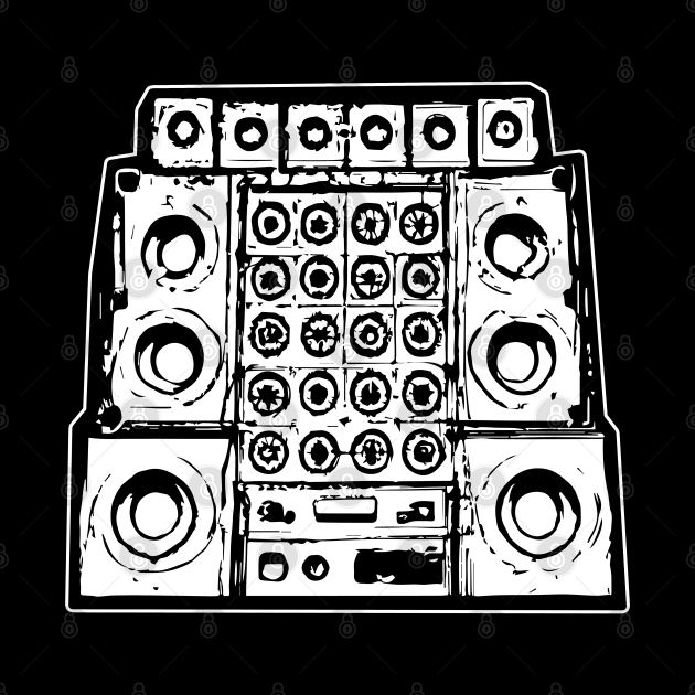 Soundsystem Tekno Rave Teknival by T-Shirt Dealer