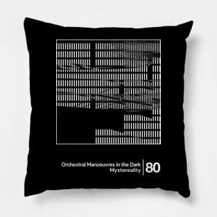 OMD / Minimal Style Graphic Artwork Design Pillow