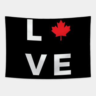 Love , Canada Day Tapestry