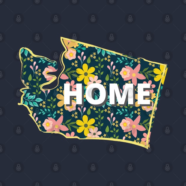 Washington State Home Love PNW Design by Hopscotch Shop Gifts