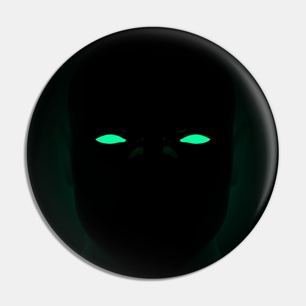 Green Eyes Pin by Beardedguy