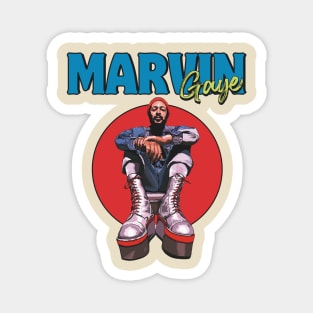 Marvin Gaye Ain't No Platform Boots High Enough FanArt Magnet