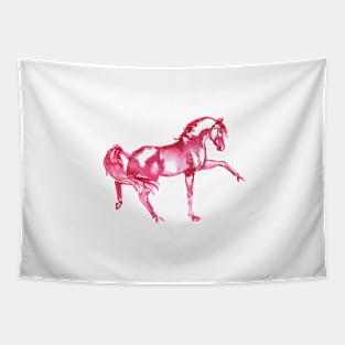 Red Dancer Horse Tapestry