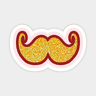 Colorful Mustache Magnet