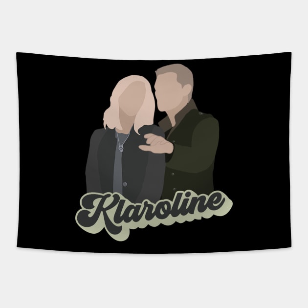 Klaroline - The Vampire Diaries Tapestry by whatabouthayley