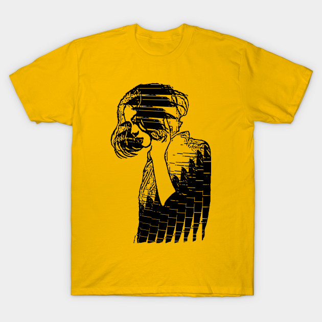 glitch girl aesthetic graphic design t shirt graphic design