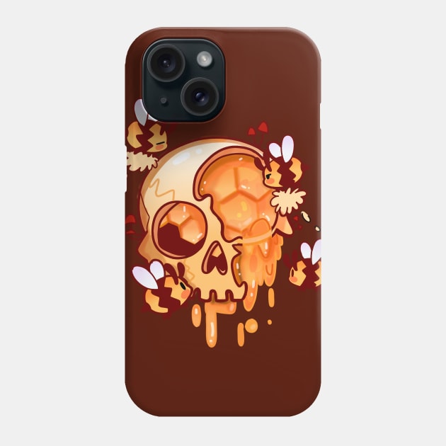 Honey Skull Phone Case by Kowhai Art