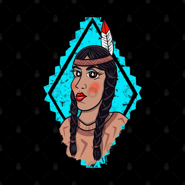 Native American Female by Chillateez 