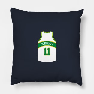 Detlef Schrempf Seattle Supersonics Jersey Qiangy Pillow