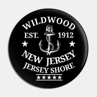 WILDWOOD EST. 1912 New Jersey Jersey Shore Pin