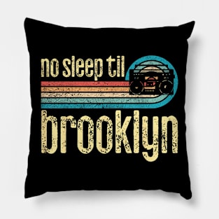 Cool Retro No Sleep , Old School  Stereo Pillow