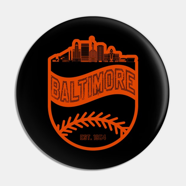 Baltimore Baseball 01 Pin by Juancuan