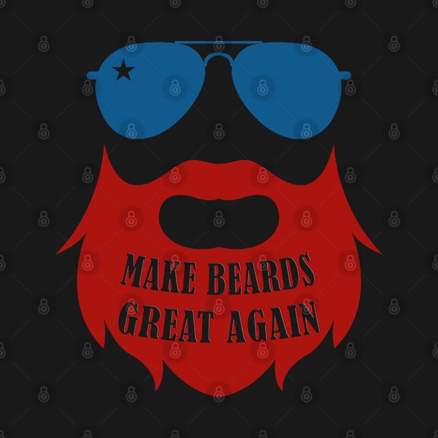 Mens Make Beards Great Again Beard designs for Him Men Gift 2 by merchlovers