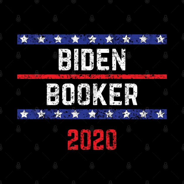 Joe Biden 2020 and Cory Booker on the One Ticket. Biden Booker 2020 Vintage Distressed by YourGoods