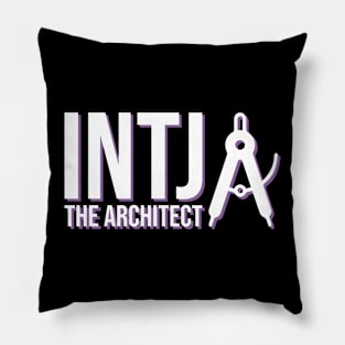 INTJ The Architect MBTI types 1F Myers Briggs personality gift With icon Pillow