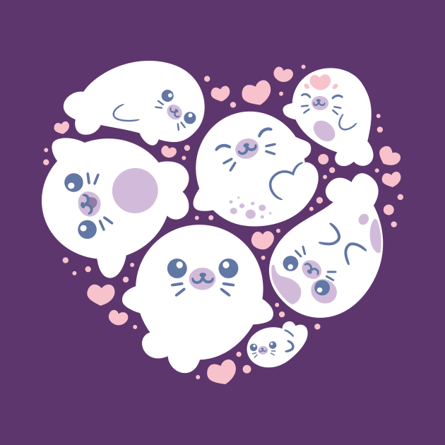 Cute Seals by mikitzune