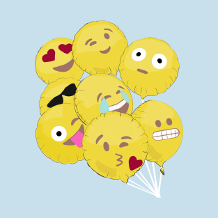 Emoji balloons T-Shirt