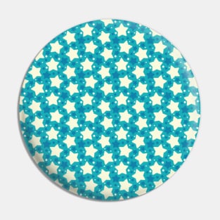 Blue Stars Seamless Pattern 043#001 Pin