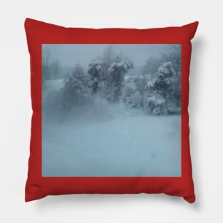 Green Valley Winter Pillow