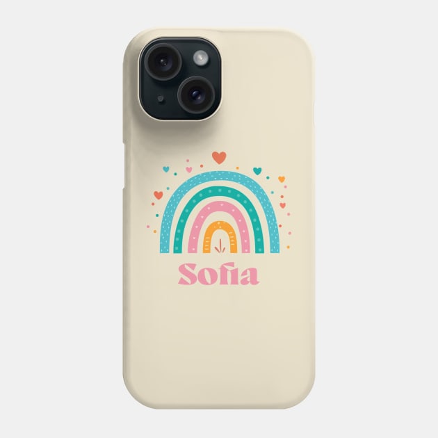 Hand Name Written Of Sofia Phone Case by CnArts