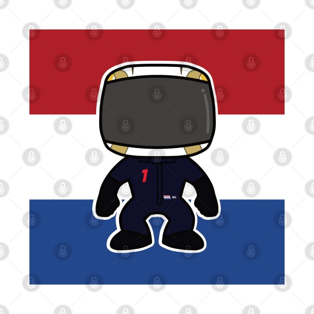 Max Verstappen Custom Bobblehead - 2022 Season Flag Edition by GreazyL