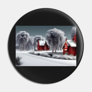 Winter landscape Pin