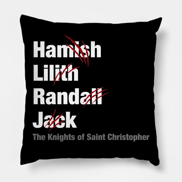 The Knights of Saint Christopher - The Order Pillow by G! Zone