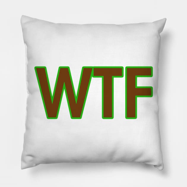 WTF - Twin Peaks Pillow by babydollchic