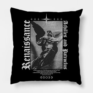 Brutalism ancient love design Pillow