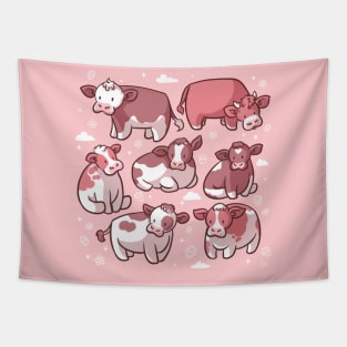 Strawberry Cows Tapestry