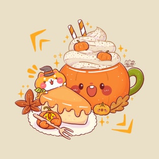 Pumpkin Spice Latte and Cake T-Shirt