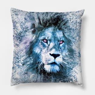 Galaxy LION in space particles Pillow