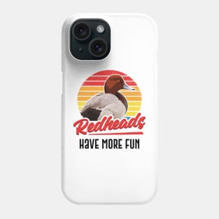 Redheads Have More Fun Retro Style Duck Gift Phone Case