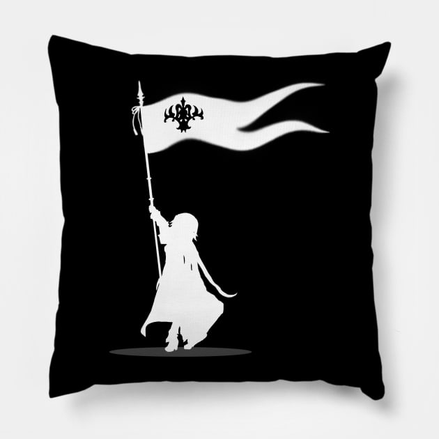 Jeanne d'arc Flag Pillow by xEmiya