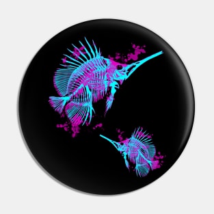 Magenta Creatures Pin