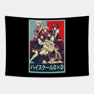 Harem King High School DxD Graphic Tee for Anime Fans Tapestry