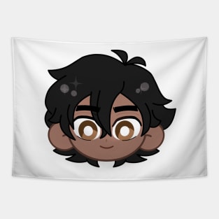 Cookie Chibi Head Cole Elemental Master of Earth Tapestry